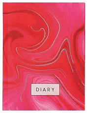 Ежедневник недат. А6 128л "Magenta" 7БЦ, с поролоном, ламинация soft touch, тиснение фольгой,  офсет