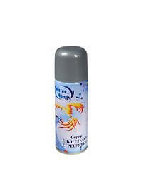 Спрей с блестками серебряный (№01020) (250мл.) (16см)