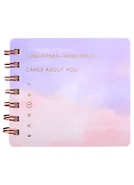 Записная книжка А6 114*105 80л лин. "Colour art" спираль, тонир.внутр.блок