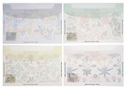 Папка-конверт А4 на кнопке "Flowers", в ассортименте