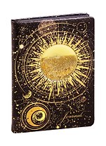 Ежедневник недат. А5 120л "Кофе" кожзам, тв. переплет с поролоном, тонир.блок, блестки, ляссе