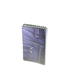 Блокнот А6 50л кл. "Stila Jeans" спираль, пластик.обл., stila