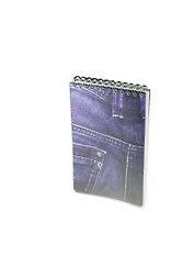 Блокнот А6 50л кл. "Stila Jeans" спираль, пластик.обл., stila