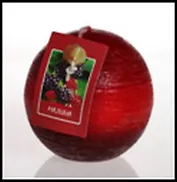 Свеча декоративная аромат. Малина (23375) (7,5см)