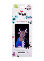 Дизайнерские носки St.Friday Тёлочка с горностаем, (38-41)