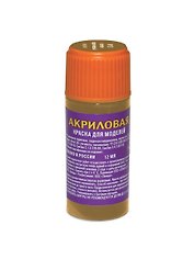 Краска акриловая для моделей №15, светло-коричневая, Звезда