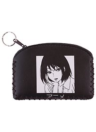 Кошелек на молнии Аниме Девушка (Дзе) (9х13) (кожзам)