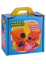 Ми-Ми-Мишки. Умный чемоданчик. Цифры и фигуры. 35 двусторонних карточек