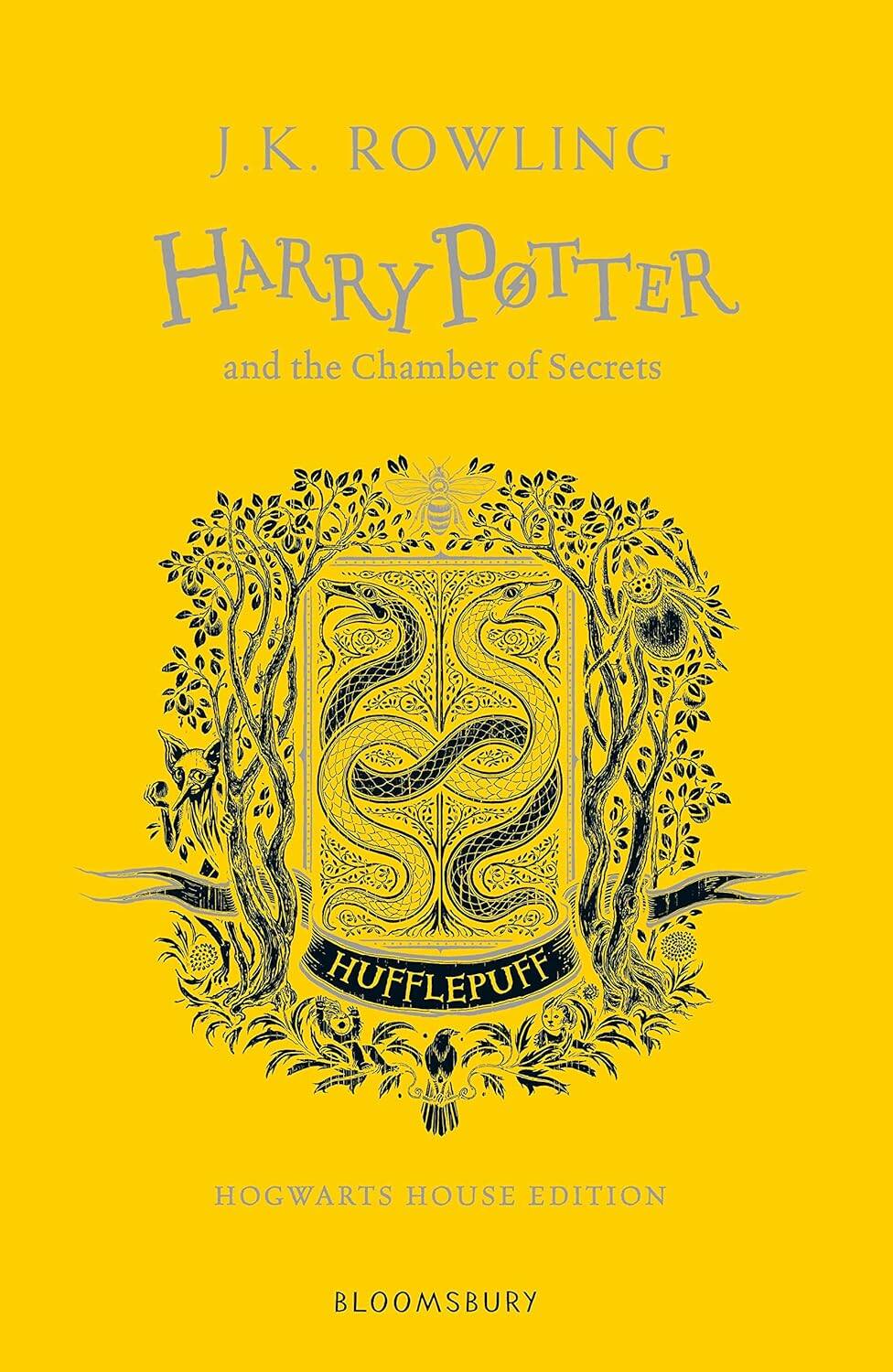 Обложка книги «Harry Potter and the Chamber of Secrets Hufflepuff Ed J.K. Rowling Гарри Поттер и Тайная комната Пуффендуй Дж. К Роулинг / Книги на английском языке»