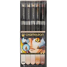 Маркеры Chameleon, «Skin Tones», 5 штук