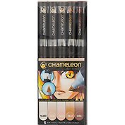 Маркеры Chameleon, «Skin Tones», 5 штук