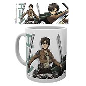 Кружка в подарочной упаковке Аниме Attack On Titan Eren Duo (керамика) (320 мл) - 1