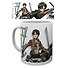 Кружка в подарочной упаковке Аниме Attack On Titan Eren Duo (керамика) (320 мл) - 1