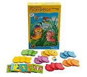 Пазл «Разноцветные гусенички», Step puzzle - 2