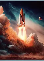 Тетради в клетку Listoff, "В космос", А4, 48 листов