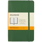 Записная книжка Moleskin Classic Pocket, мягкая обложка, зелёная, 96 листов, А6