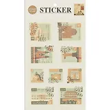 Наклейки бумажные Марки, 19*10, (6 листов)