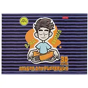 Альбом для рисования "Влад А4", А4, 30 листов, на скобе, в ассортименте