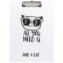 Планшет «Cool cat», А4, пластик, в индивидуальной упаковке, в ассортименте