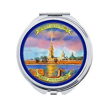 Зеркало Аква Петроп.крепость сереб. фольга [720]