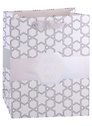 Пакет А4 32*26*12,5 "Grey and white" нейтр., бум.мат.ламинат 