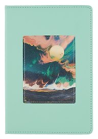 Ежедневник недат. А5 128л "SYNONIMS" 4, иск.кожа 7Б, тв.переплет, поролон, скругл.углы, офсет