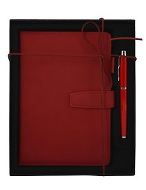 Набор канцелярский «Red» (книга для записей, ручка шариковая)