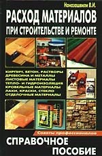 Расход материалов при строительстве и ремонте