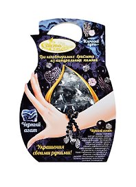Набор д/творч. Магия камней Млечный путь (черн. агат) (коллекц. браслетов) (упаковка)