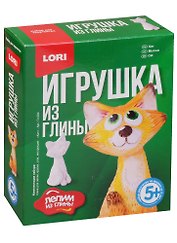 Набор для творчества Lori. Игрушка из глины «Кот»