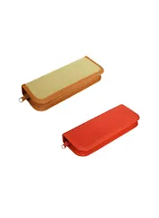 Пенал школьный 1отд. "Лен" 19*6см, лен, Оникс