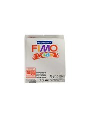 FIMO kids полимерная глина для детей (блестящий белый) (8030-052) (42г) (упаковка) (Эксмо)