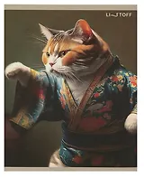 Тетрадь в клетку Listoff, "Восточные коты и кошки", 96 листов