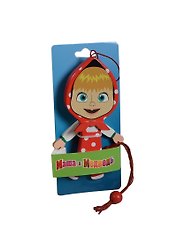 Игрушка деревянная Маша дергунчик (горох) (YX108) (упаковка)