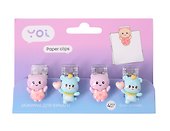 Зажимы для бумаг «Cute animals», 4 штуки - 1