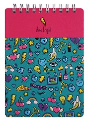 Блокнот "Stickers", А6, 100 листов