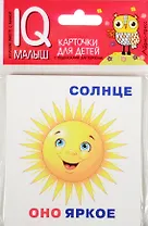 Умный малыш. Он, она, они, оно.  Набор карточек для детей.