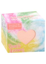 Бомбочка для ванны с радугой Сердце Peach dreams (130 г)