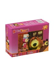 Пазл 54 элемента, Маша и Медведь, Step puzzle