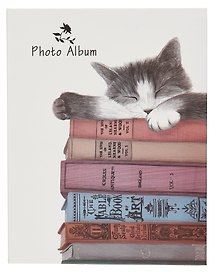 Фотоальбом "Кот и Книги", 10х15, 100 фото