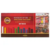 Пастель сухая мягкая «Toison D'or», 12 цветов