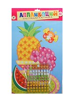 Объемные фигурки Ягоды и фрукты (2691) (3+) (аппликация) (пакет)