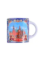 Кружечка Москва Аква ХВБ-Коллаж фарфор 4см (061-SM-18-20)
