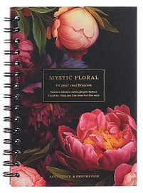 Тетрадь общая «Blossom. Bouquet on black» , 100 листов в клетку, А5