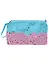 Косметичка-кошелек с пайетками на молнии (20х14) (текстиль) - 0
