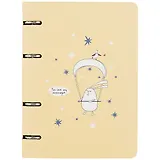 Тетрадь на кольцах в клетку Be Smart, Bunny, 80 листов