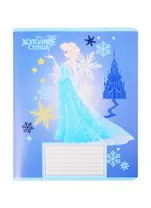 Тетрадь в клетку "Холодное сердце", 18 листов, в ассортименте