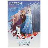 Цветной картон «Холодное сердце», 10 цветов, А4