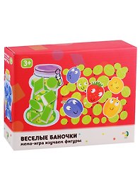 Мемо «Изучаем фигуры. Веселые баночки» обучающее, Dodo