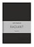 Ежедневник недат. А5 152л "Radiant" черный, иск.кожа, интегр.переплет, покрытие Soft Touch, офсет, скругл.углы, ляссе - 0